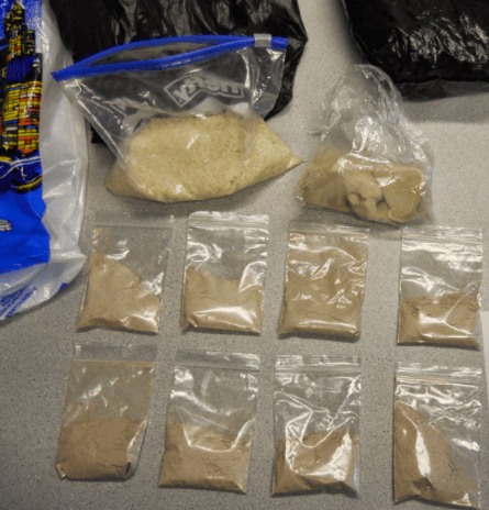 brown powder heroin